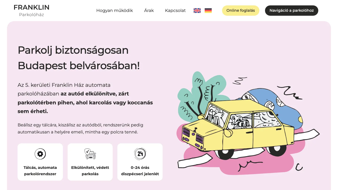 Franklin Ház - Webbranding via