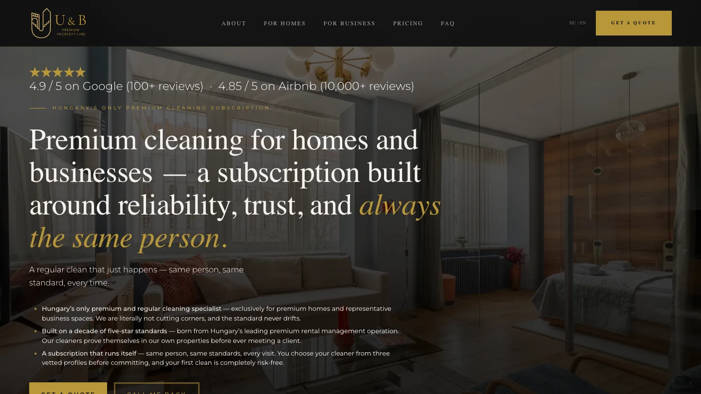 Premium Property Care - Webbranding via
