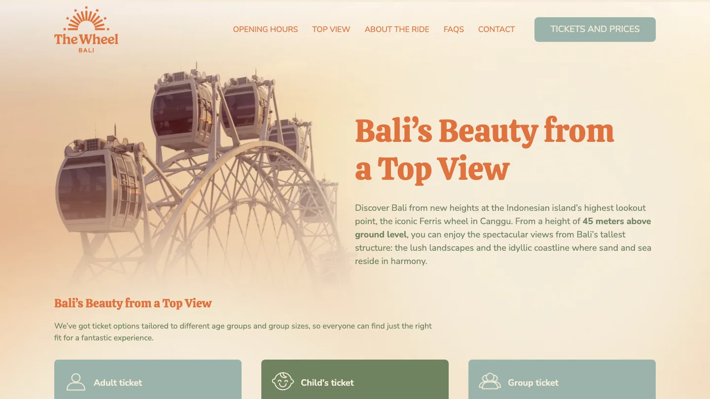 The Wheel Bali - Webbranding via